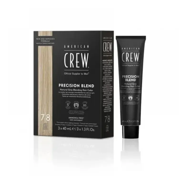 American Crew система камуфляжу сивини Precision Blend Shades 3 х 40 мл — купити в Україні